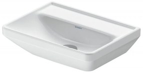 DURAVIT D-Neo závesné umývadielko bez otvoru, bez prepadu, 450 x 335 mm, biela, s povrchom WonderGliss, 07384500701