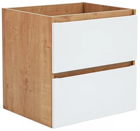 COMAD MONAKO OAK WHITE 820 Skrinka pod umývadlo 60cm - Comad