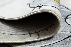 Dywany Łuszczów, Detský kusový koberec Petit E1593 Teddy bear cream, 140x190, šedá, detská izba