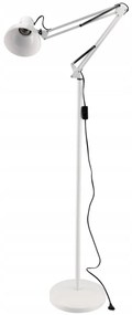 BERGE LED stojacia lampa 1xE27 185cm biela