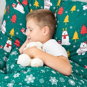 4Home Bavlnené obliečky Polar Bear, 140 x 200 cm, 70 x 90 cm