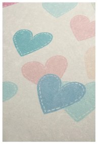 Detský koberec Hearts, 100 × 160 cm