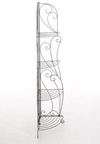 Kovová polica regál Irm - Bronzová