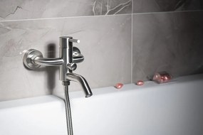 Sapho Sapho, MINIMAL podomietková sprchová batéria, 2 výstupy, nerez, MI042