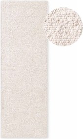 Slonovinový ručne tkaný behúň z materiálu buklé 80x200 cm Notting Hill Portobello – Ted Baker