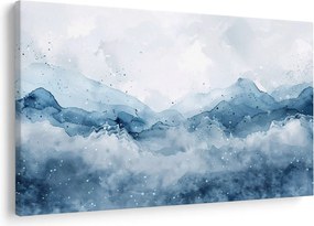 Obraz - Mraky a vlny, akvarel (90x60 cm)