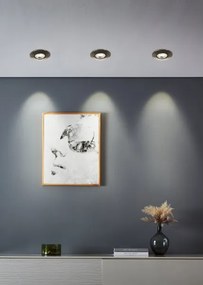 Eglo 300196 - SADA 10× LED podhľadových svietidiel GEDREZ LED/4,9 W/230 V, priemer 9 cm, chróm