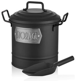 Oceľová dóza na potraviny s lopatkou – Hermia