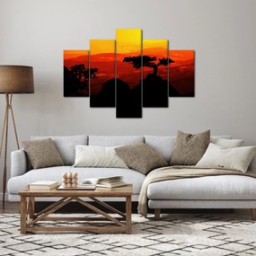 Obraz - Západ slnka (150x105 cm)