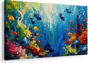 Obraz - Maľba podmorského sveta (90x60 cm)