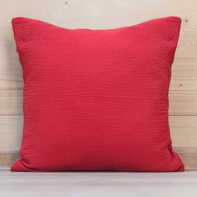 Biante Mušelínová obliečka na vankúš MSN-066 Sýto červená 35 x 45 cm