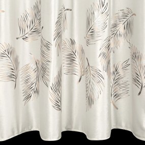 ZATEMŇOVACÍ ZÁVES NA KRÚŽKOCH IDALIA 140X250 CM LISTY