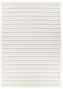 Biely vzorovaný obojstranný koberec Narma Vao, 140 × 200 cm