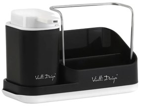 Čierna súprava na umývanie riadu Vialli Design