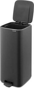 Tmavosivý pedálový oceľový odpadkový kôš 30 l Bo – Brabantia