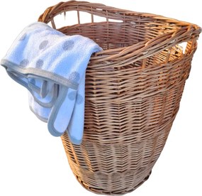 HRADIL Prútený kôš na bielizeň okrúhly 40 - 55 cm Rozmery koša: Průměr 55 cm, výška 60 cm