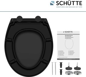 Eisl Sanitär WC sedadlo Duroplast Soft Close Schwarz 82410