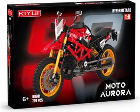 Stavebnica motocykla KIYUI H8701, 729 dielikov
