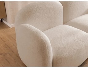 Svetlohnedá rohová pohovka z textílie buklé (pravý roh/s leňoškou) Orbit – Ropez