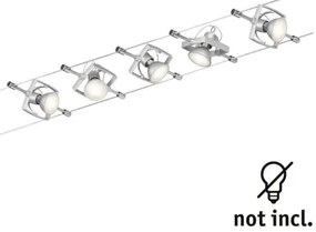 Paulmann 94133 - SADA 5xGU5,3/10W Bodové svietidlo MAC 230V chróm