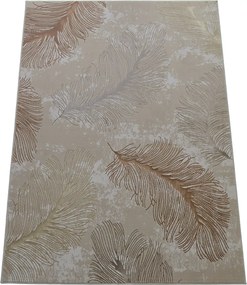 Koberec Allianz 6304 BEIGE – béžový vzorovaný obdĺžnik Rozmer: 80x150 cm