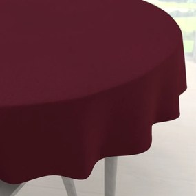 Biante Veľký dekoračný okrúhly obrus BKU-115 Burgundský vínový Ø 150 cm