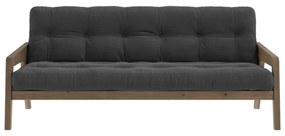 Sivá menčestrová rozkladacia pohovka 204 cm Grab - Karup Design