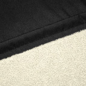 Svetlosivý detský sedací vak z textílie buklé Snug 130 Bear – SLOWDOWN