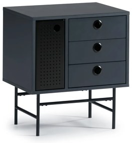 Tmavomodrý nočný stolík Teulat Punto