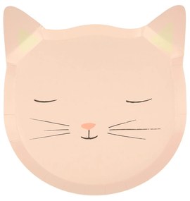 Meri Meri Papierový tanier Cute Kitten 8 ks