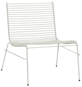 Biele kovové záhradné kreslo String – Hübsch