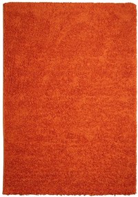 Kusový koberec Efor Shaggy 3419 Orange, 80x150, oranžová, obývacia izba, Mono Carpet
