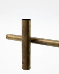 House Doctor Kovový svietnik Maxi Antique Brass 45 cm