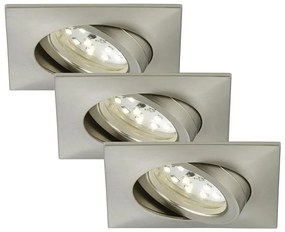 Briloner 7210-032 -SADA 3x LED Podhľadové svietidlo ATTACH LED/5W/230V IP23 chróm