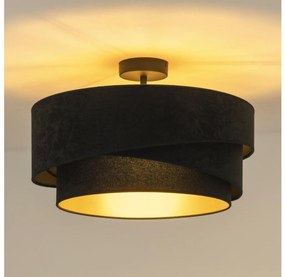 Duolla - Prisadený luster KOBO 1xE27/15W/230V pr. 45 cm čierna