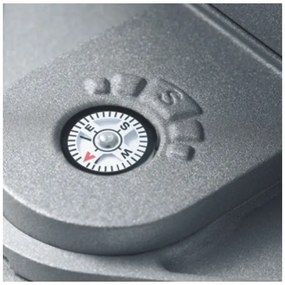 STEINEL 671013 - Solárna LED-reflektor XSolar L-S 1,2W/LED strieborná IP44