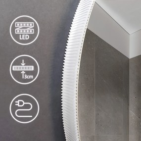 Kulaté dotykové zrcadlo s LED osvětlením Bluetooth ROUND 60 cm