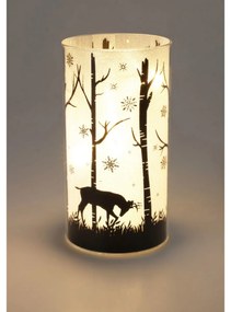 Vianočný svietnik Jeleň s 10 LED diódami, 8 x 15 x 8 cm