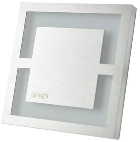 Schodiskové LED svietidlo Quadro, 1x LED 0,6w, 4000k, s
