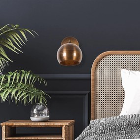 Nástenné svietidlo v bronzovej farbe ø 15 cm Sivani – Opviq lights