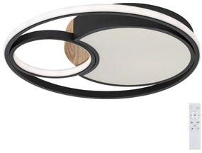 Rabalux 71044 - LED stmievateľné stropné svietidlo LEOLA LED/81W/230V + diaľkový ovládač