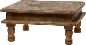 Hnedý drevený podstavec / stôl Grimaud Unit - 37*37*17 cm