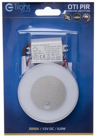 Schodiskové LED svietidlo Oti, 1x LED 0,6w, 3000k, s, pohybový senzor