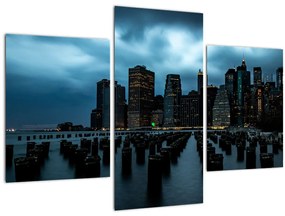 Obraz - Pohľad na mrakodrapy New Yorku (90x60 cm)