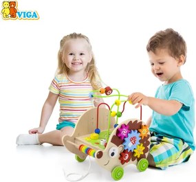 Edukačný ťaháčik Viga 50012 ježko
