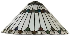 Vitráž luster do spálne Ø40 VIPER