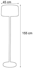 Vonkajšia stojaca lampa biela vrátane stmievateľnej solárnej nabíjateľnej LED IP65 - Chloe Plant