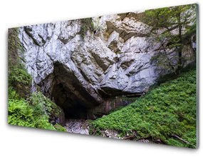 Obraz na akrylátovom skle Hora jaskyňa príroda 100x50 cm