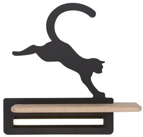 LED Detské nástenné svietidlo s poličkou JUMPING CAT LED/5W/230V
