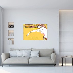 Obraz - Dievča (90x60 cm)